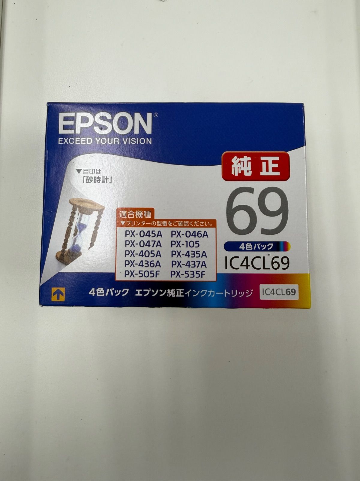 EPSON 69 4色パック IC4CL69 純正インク(期限切れ) - メルカリ
