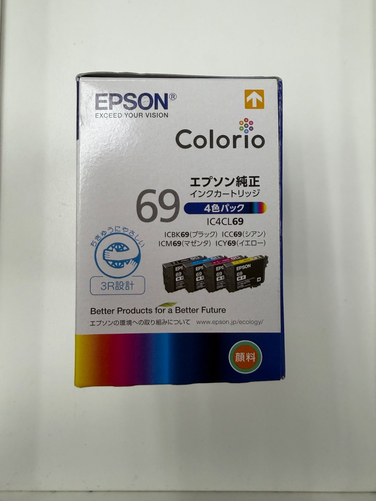 EPSON 69 4色パック IC4CL69 純正インク(期限切れ) - メルカリ