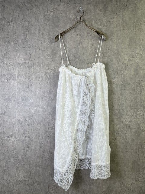 【中古】Freada ﾌﾘｰﾀﾞ 2WAY ﾚｰｽ ｷｬﾐ ﾄﾞﾚｽ ﾚｲﾔｰﾄﾞ ｽｶｰﾄ 26SS ﾎﾜｲﾄ ONE 33967566