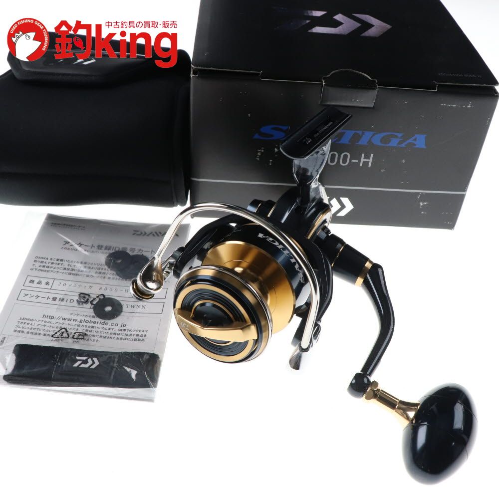 【中古/未使用品】 ダイワ 20 ソルティガ 8000-H （1） /F243M ロッド リール ルアー 中古