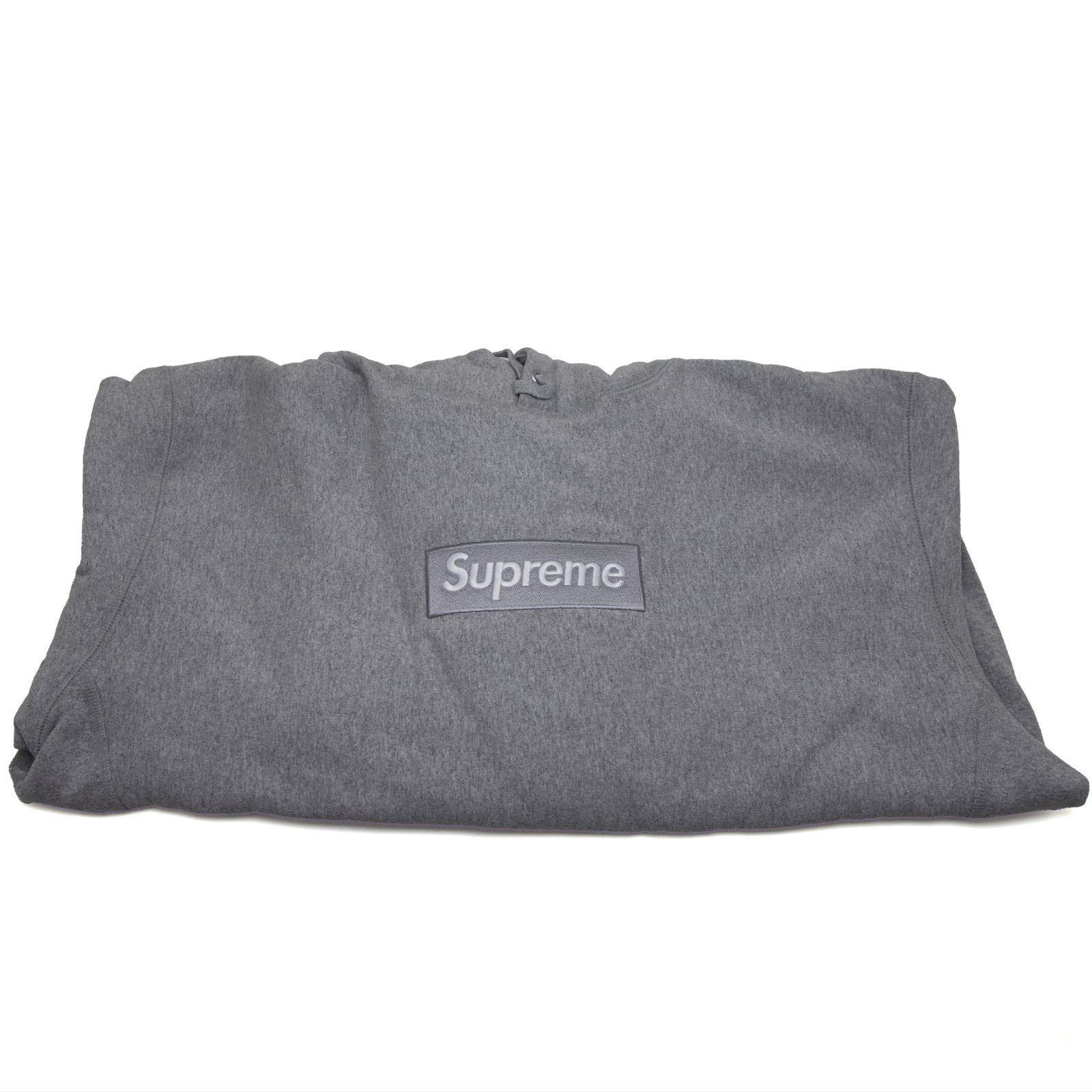 新品】シュプリーム Box Logo Hooded Sweatshirt パーカー グレー