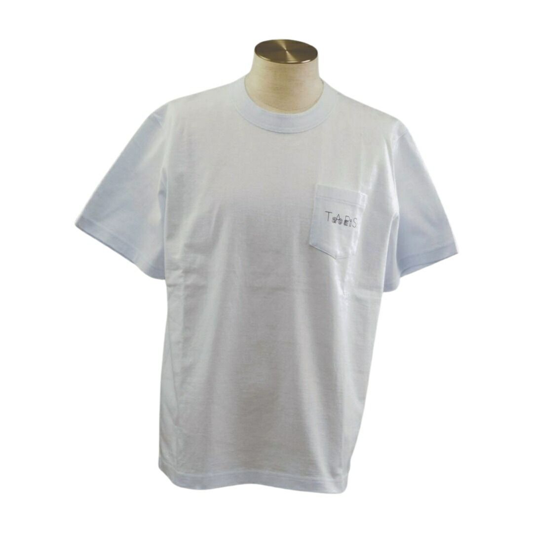 ダブルタップス サカイ WTAPS sacai コラボ Tシャツ 25-0930S コットン 3サイズ ホワイト メンズ F-M13931