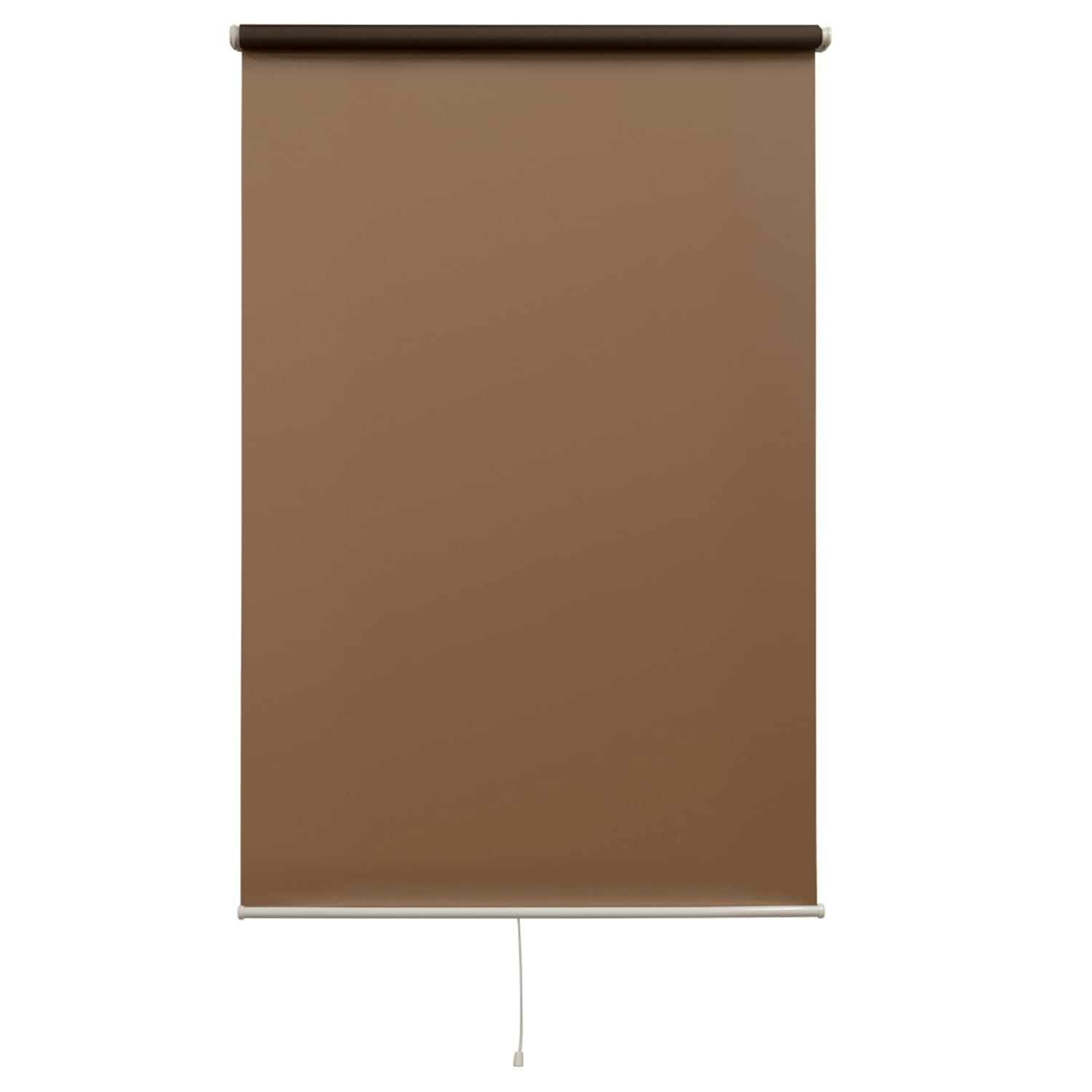 新品 フルネス(Fullness) スリムロールスクリーン 両面テープ W90×H180cm レザーブラウン L3050 遮光タイプ