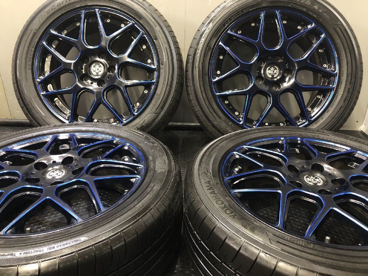 【YOKOHAMA BluEarth-XT AE61 215/55R17】夏タイヤ【DRESDEN ドレスデン 17インチ 7J5HPCD114.3+53】バリ溝 ヴェゼル オデッセイ等(VTL491) 40,170円