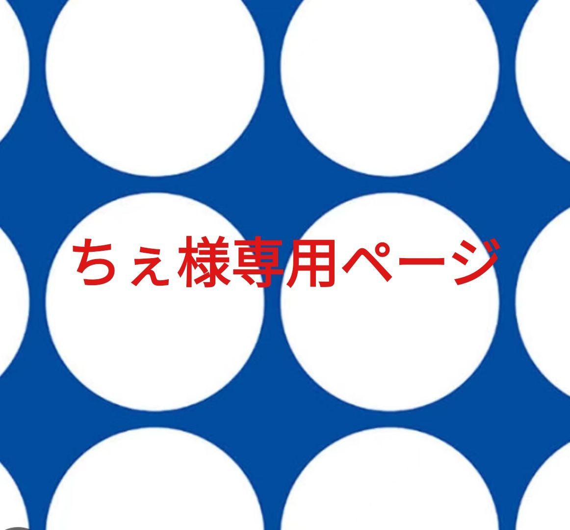 ちぇ様専用ページです。