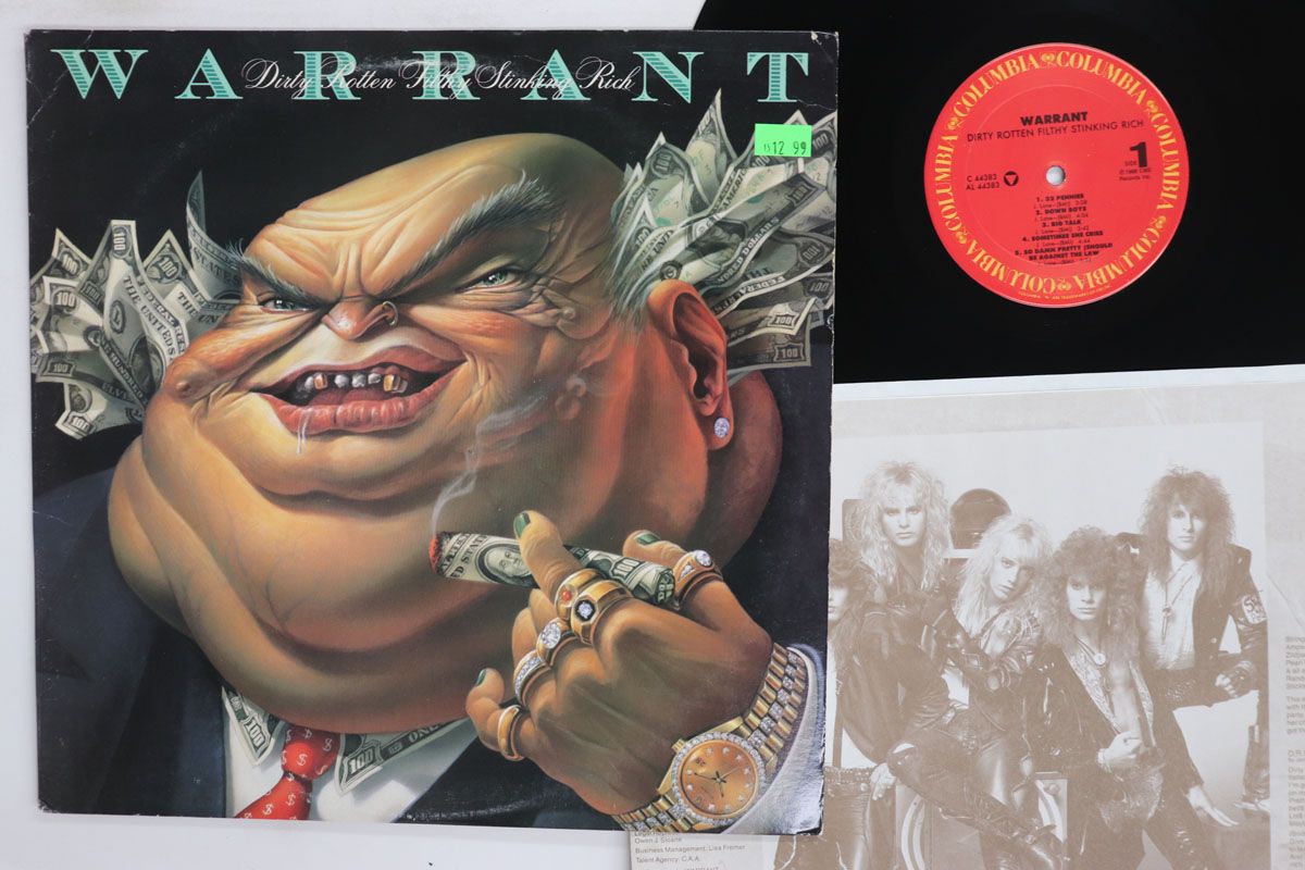 LP Warrant Dirty Rotten Filthy Stinking Rich C44383 COLUMBIA /00260