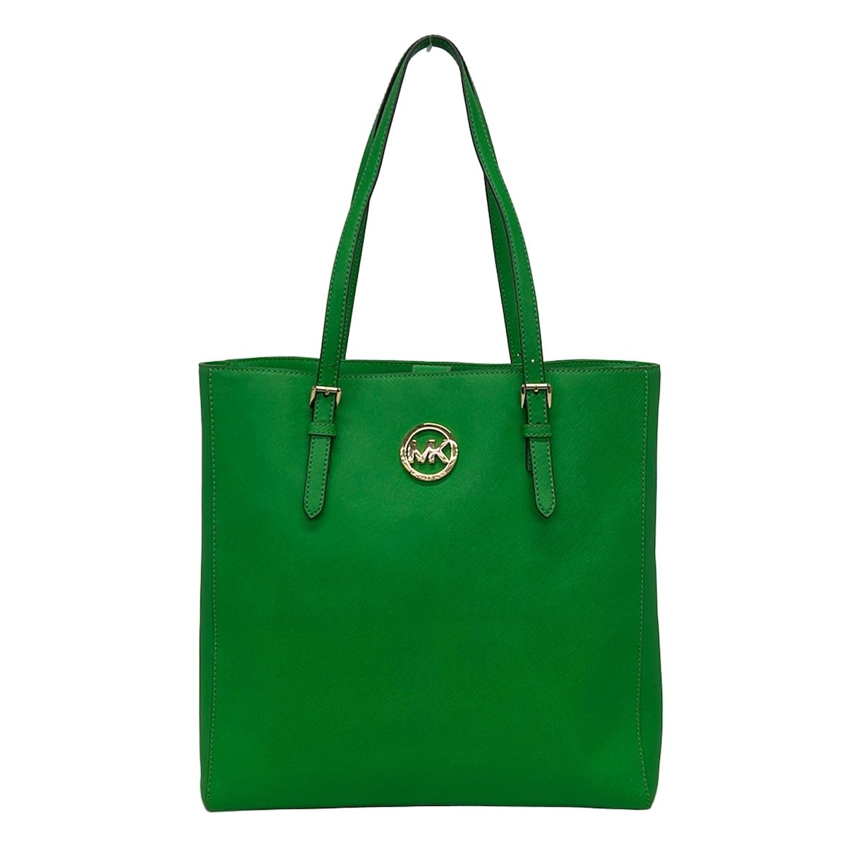 MICHAEL KORS(マイケルコース) トートバッグ - グリーン レザー - メルカリ
