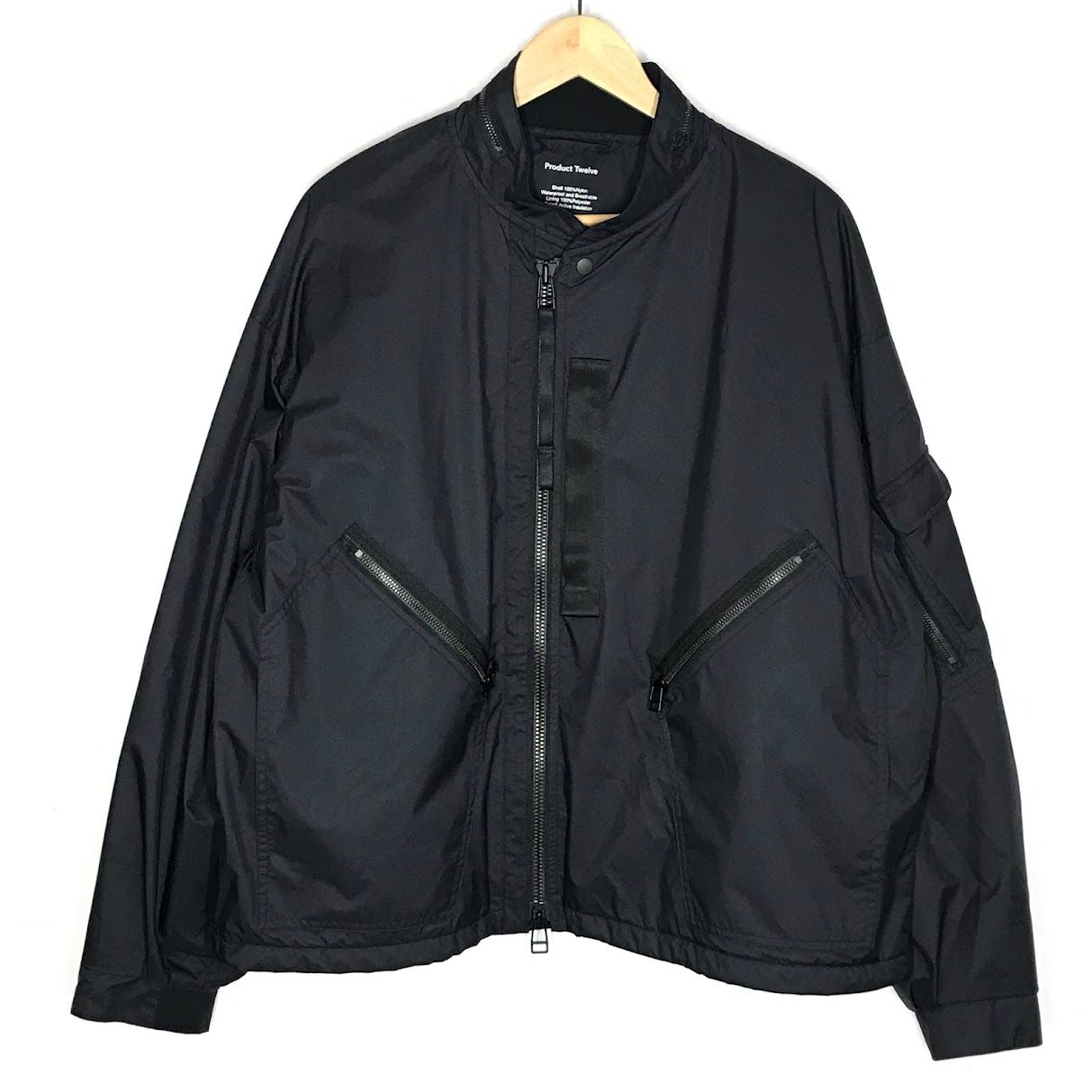 【倉吉店】Product Twelve × ELIMINATOR ナイロンジャケット 25AW-PBL12EL ブラック サイズ：2【91】