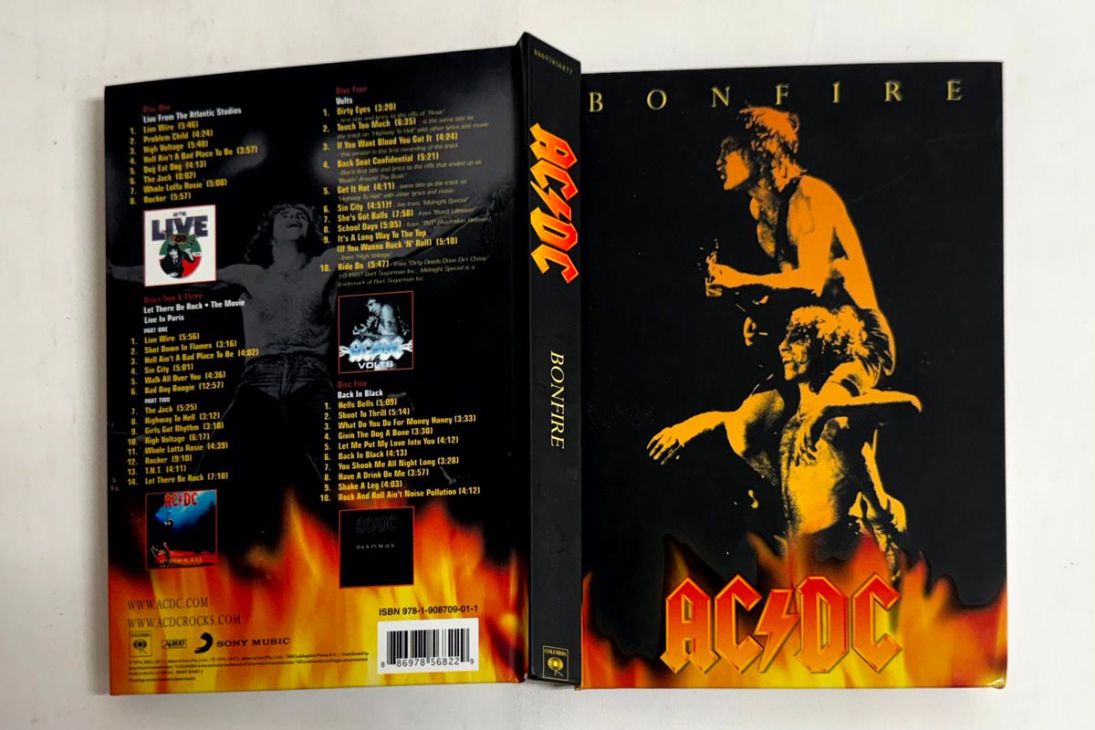 5discs CD AC/DC Bonfire 88697856822 COLUMBIA /00340