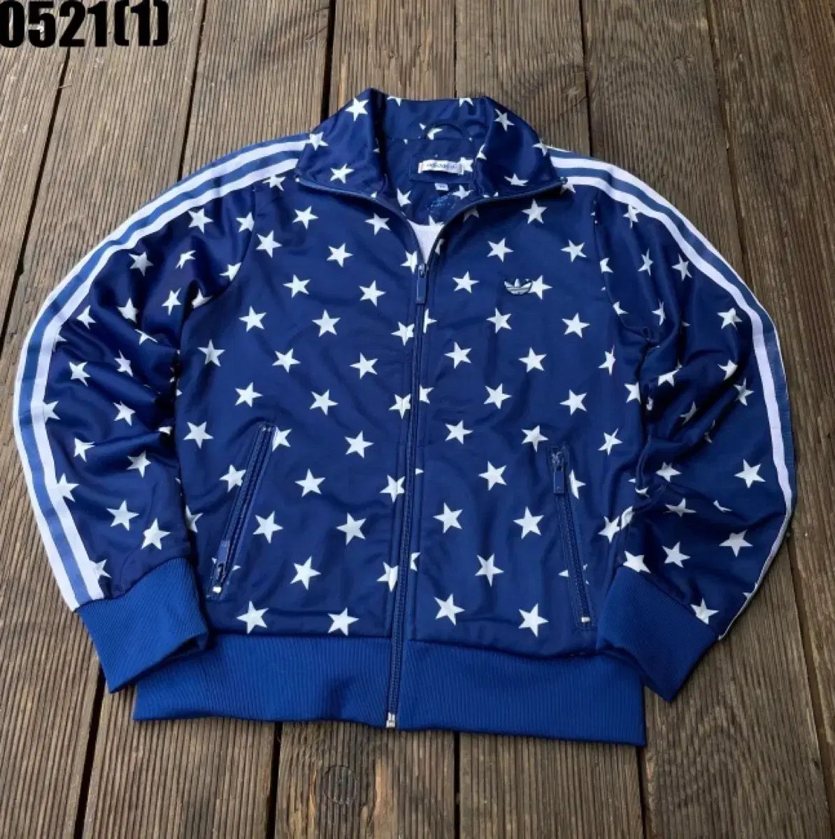 アディダス 星 パータン トラック ジャケット ブルー 38 Xs 7,921円