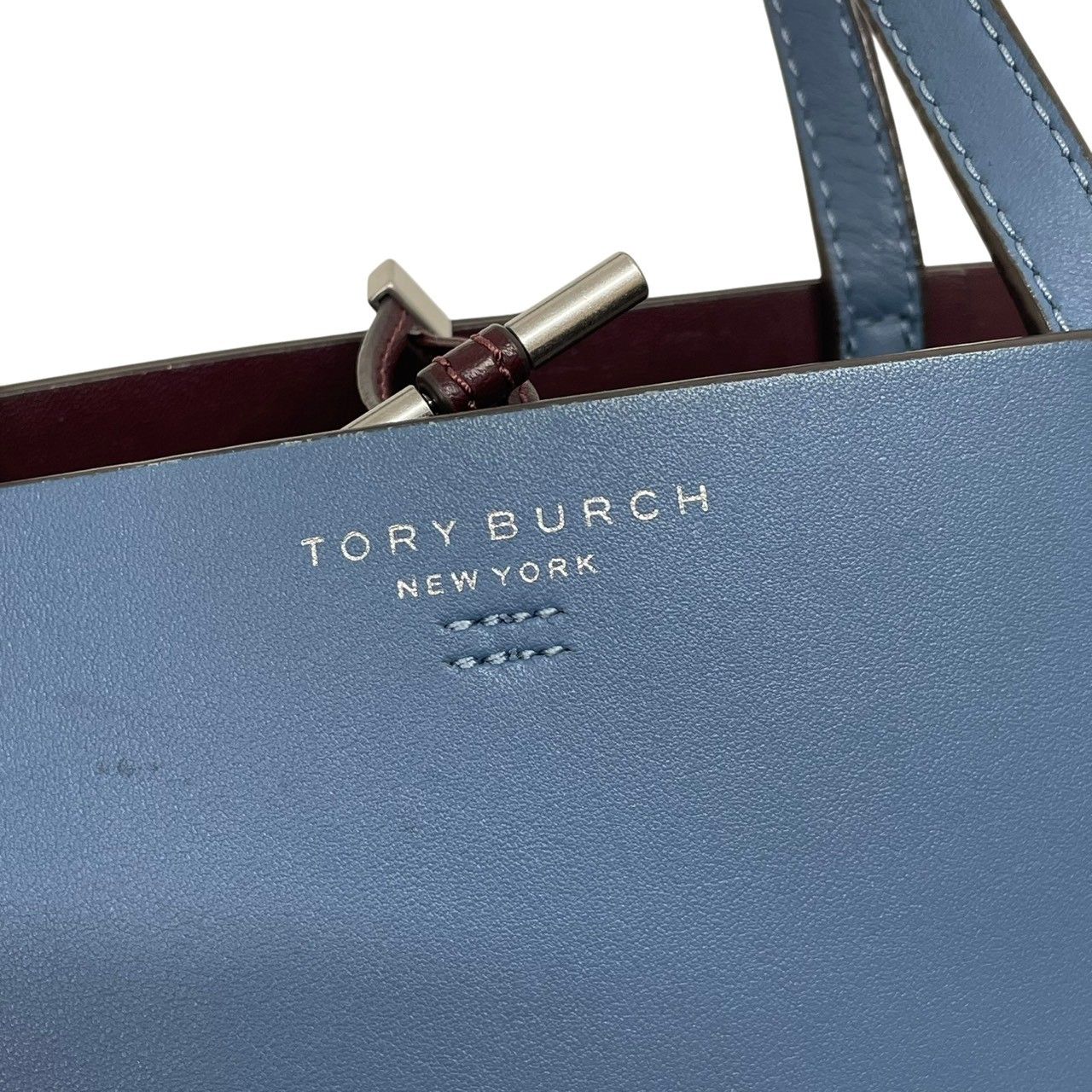 Tory Burch/トリーバーチ/ショルダー/トートバッグ/ネイビー/ポーチ付 