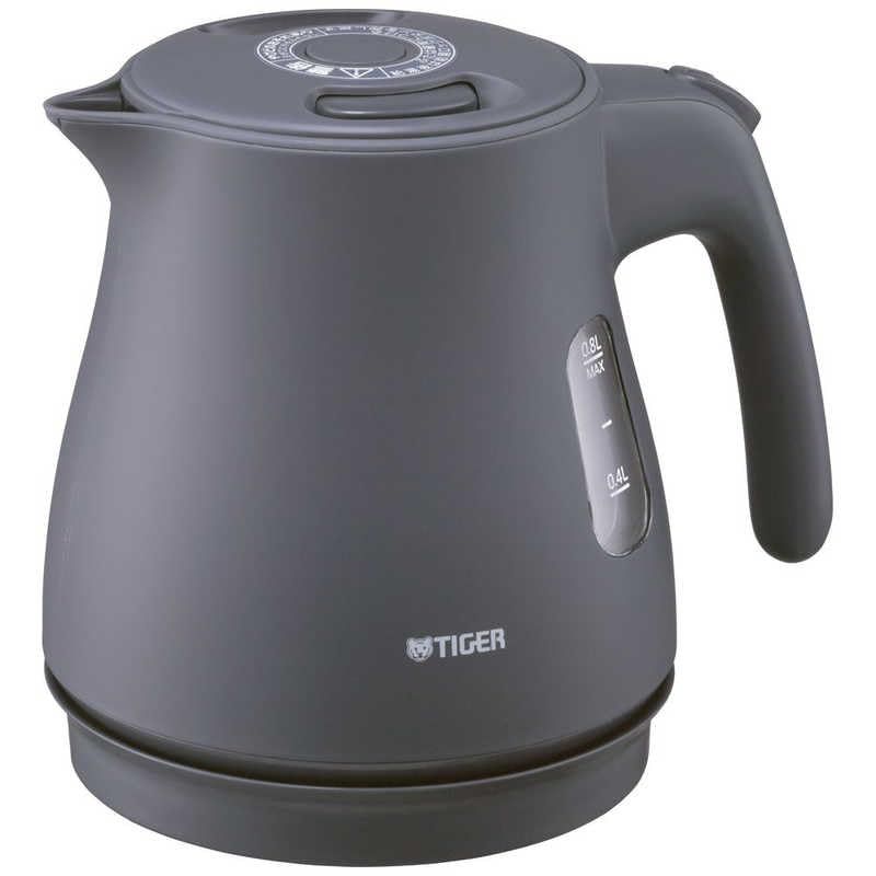 TIGER PCV-A080KN ナイトブラック QUICK&SAFE+ [蒸気レス電気ケトル (0.8L)]mi 3db81631