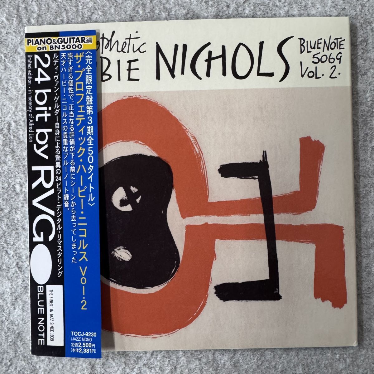 帯付CD/Herbie Nichols Prophetic Herbie Nichols Vol. 2 TOCJ9230 BLUE NOTE 紙ジャケ