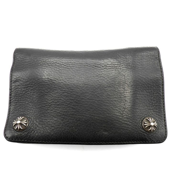 クロムハーツ CHROME HEARTS 【 2ZIP 】 2ジップ クロス ボタン レザー