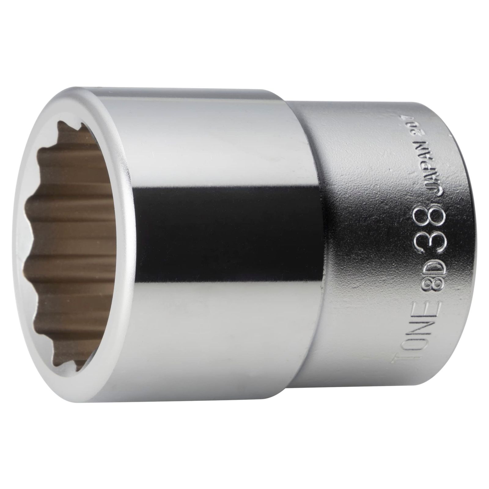 新品 トネ(TONE) ソケット(12角) 8D-38 差込角25.4mm(1) 二面幅38mm