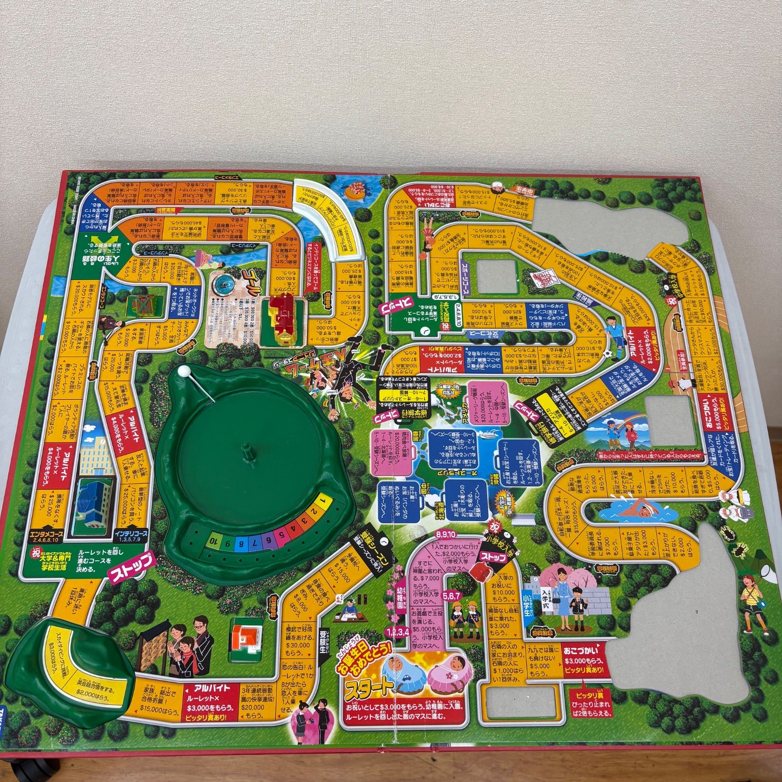 K6169☆すぐ遊べる☆美品 人生ゲーム 定番 タカラトミー ボードゲーム 