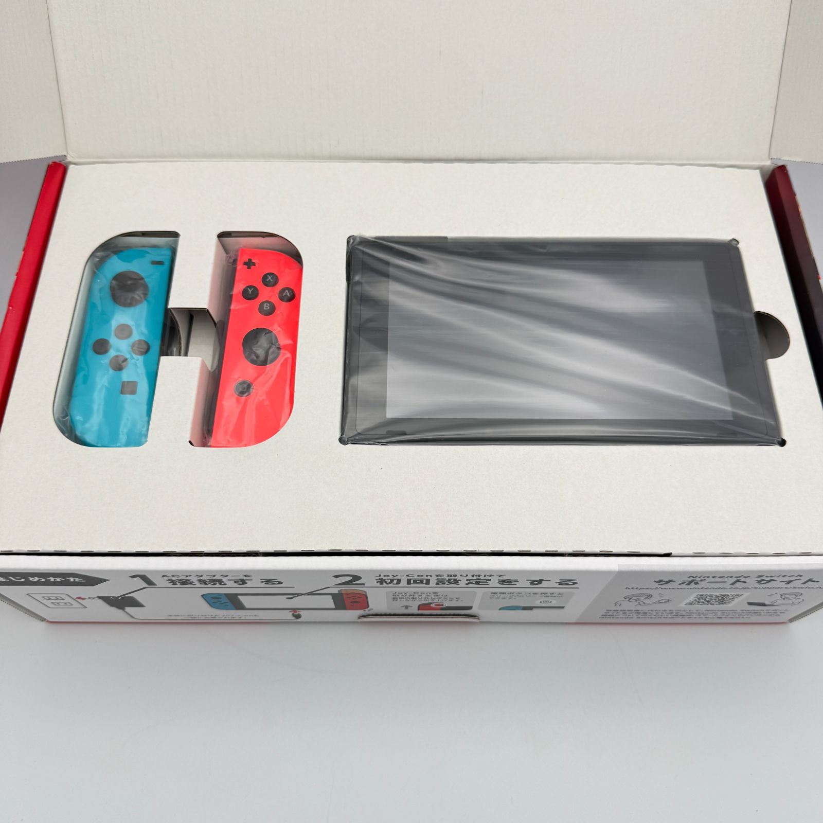 新古品】Nintendo Switch 本体 Joy-Con（L）ネオンブルー（R）ネオン