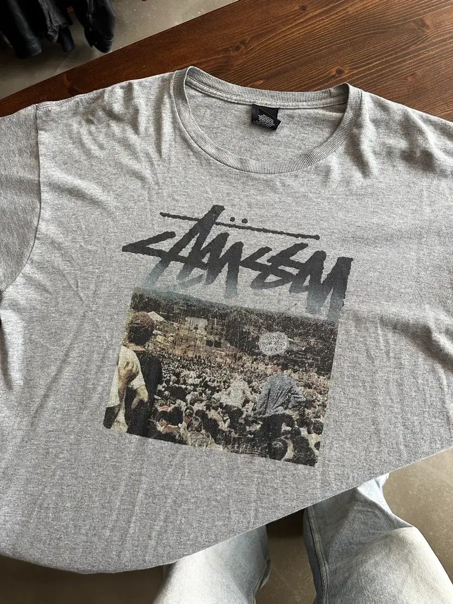 00s STUSSY ステューシー 写真 フォト PHOTO グラフィック Tシャツ