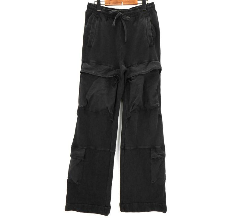 エンタイアスタジオ entire studios 【 UTILITY CARGO SWEAT PANTS 】 ユーティリティ ウォッシュ加工 スウェット パンツ 50494