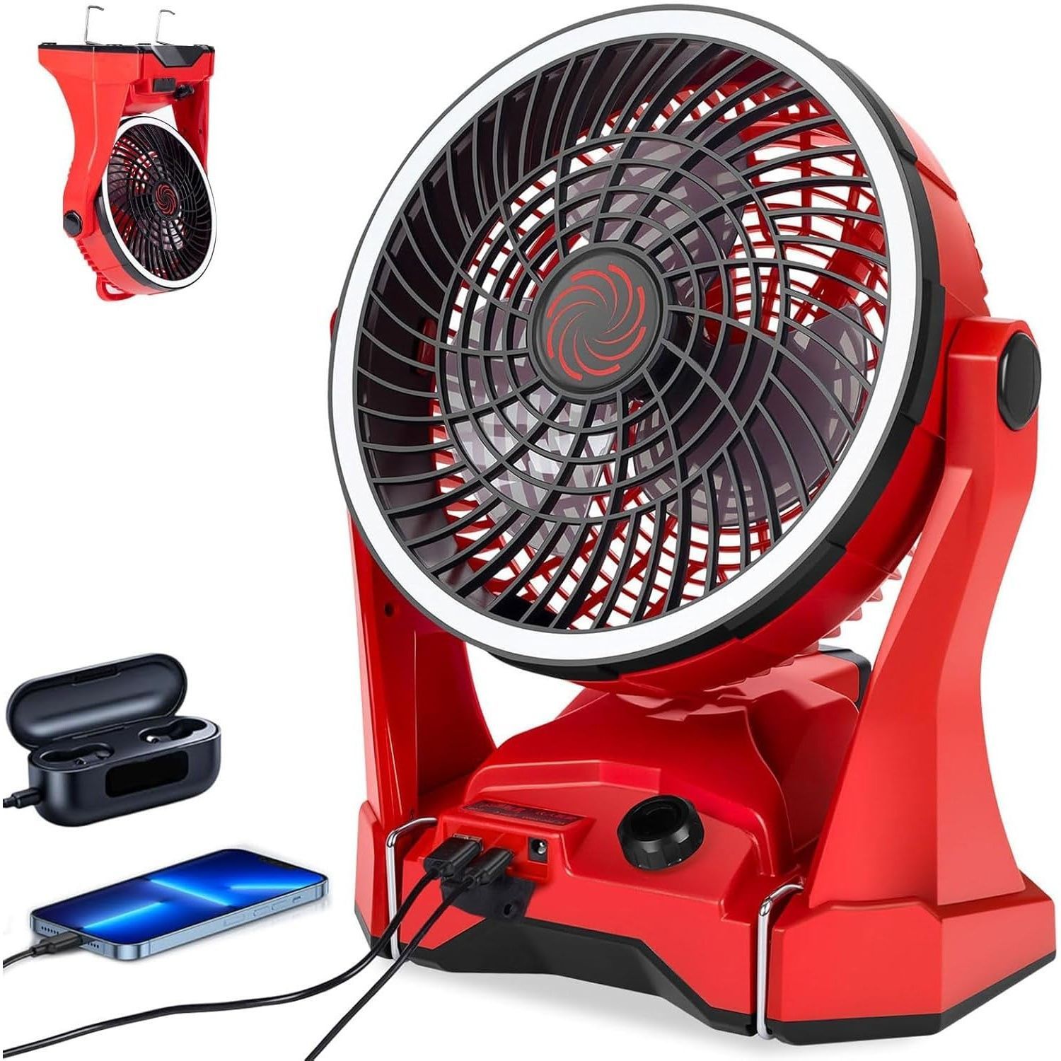 マキタ互換 充電式ファン コードレス扇風機 マキタ18Vバッテリー対応 