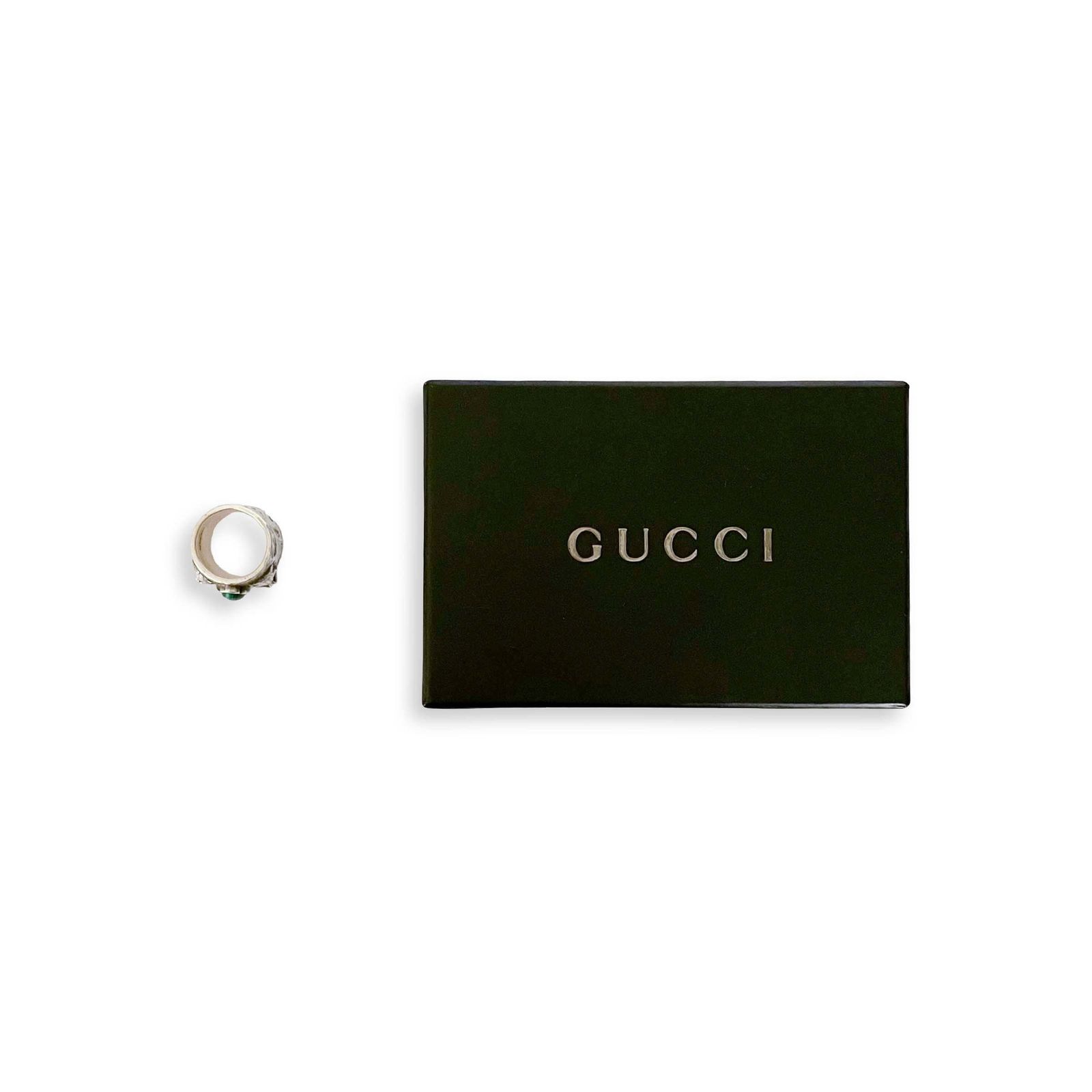 達*8様 GUCCI グッチ　指輪　リング　ガーデン　タイガー　マラカイト　シル GUCCI グッチ ガーデン タイガーヘッド マラカイト シルバー925 リング
