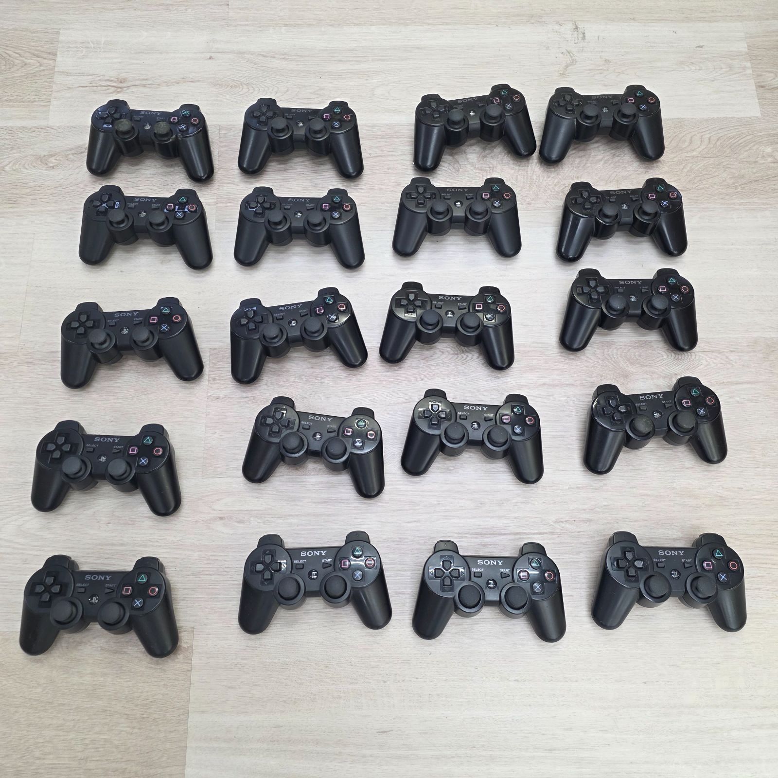 20個 DUALSHOCK3 コントローラー デュアルショック3 ブラック ジャンク 動作未確認 本体 PS3 プレイステーション3 プレステ3 在庫多数