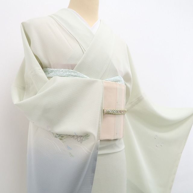❁tomihisa❁新品 絽 五泉 夏着物 正絹“和に触れて心もてなすひと夏の
