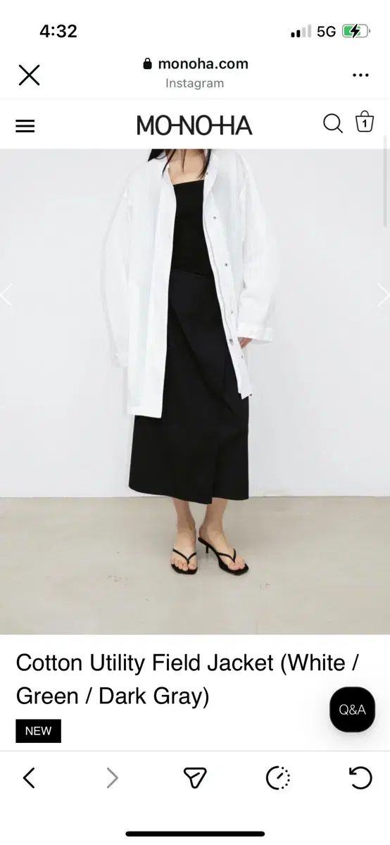 ウール モノハ cotton utillity field jacket