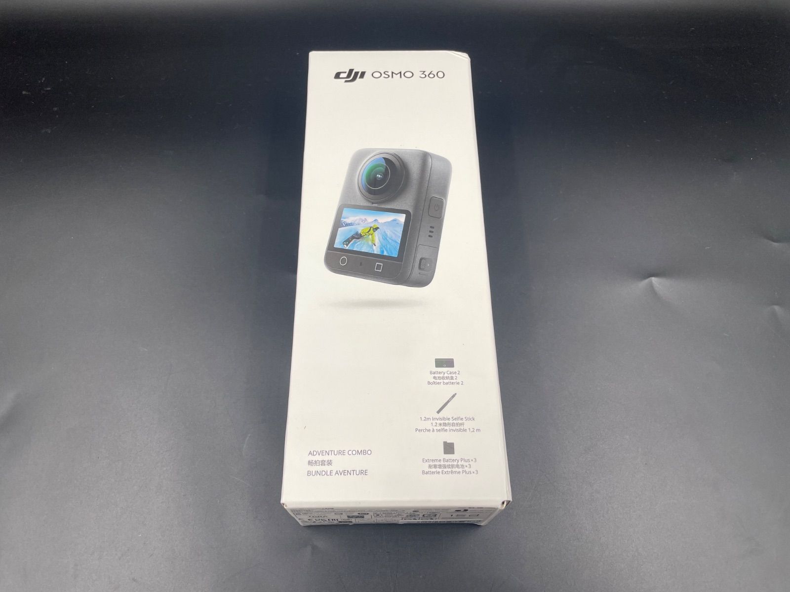 H-05007 DJI OSMO 360 アクションカメラ アドベンチャーコンボ 極美品 