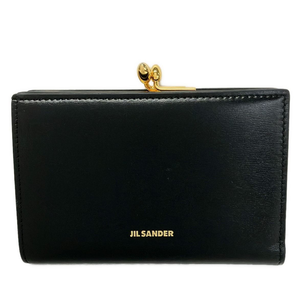 JILSANDER(ジルサンダー) 2つ折り財布 ゴジパース スモール 黒 がま口 