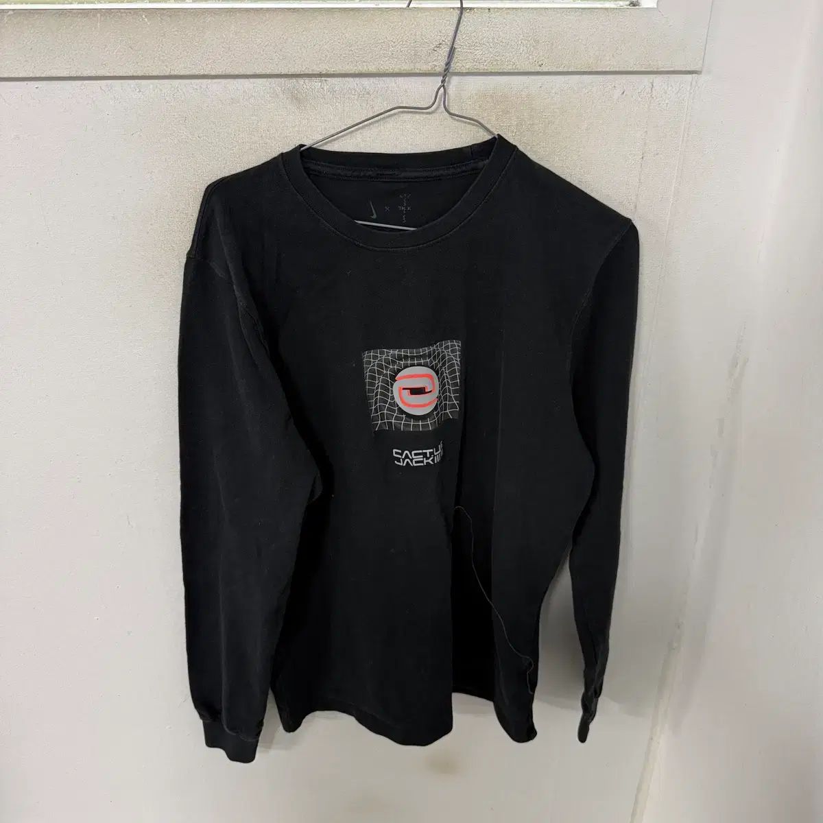 ナイキ x トラヴィス スコット ブラック 長袖 Tシャツ