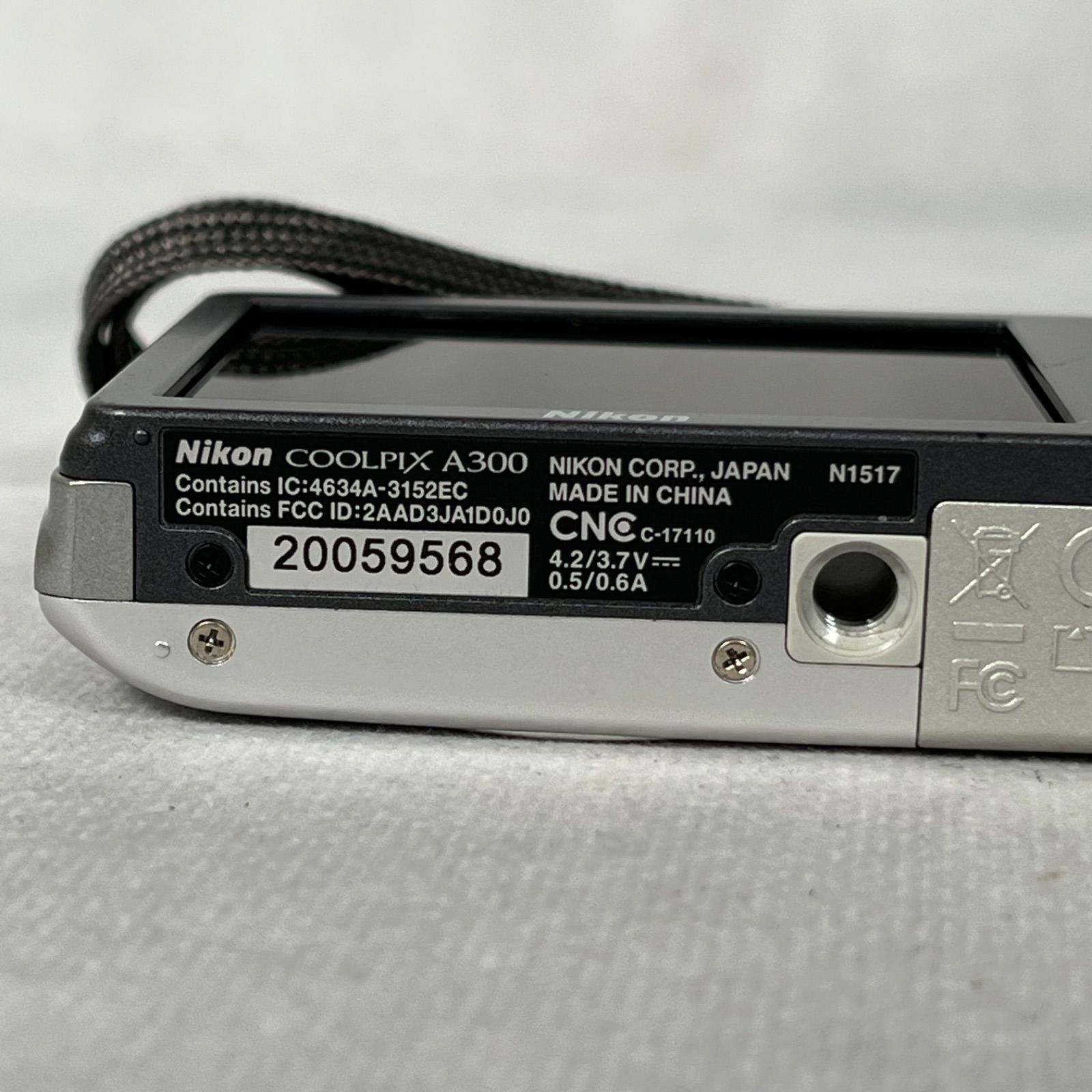 管2605-140】動作確認済☆ NIKON ニコン COOLPIX A300 コンパクト