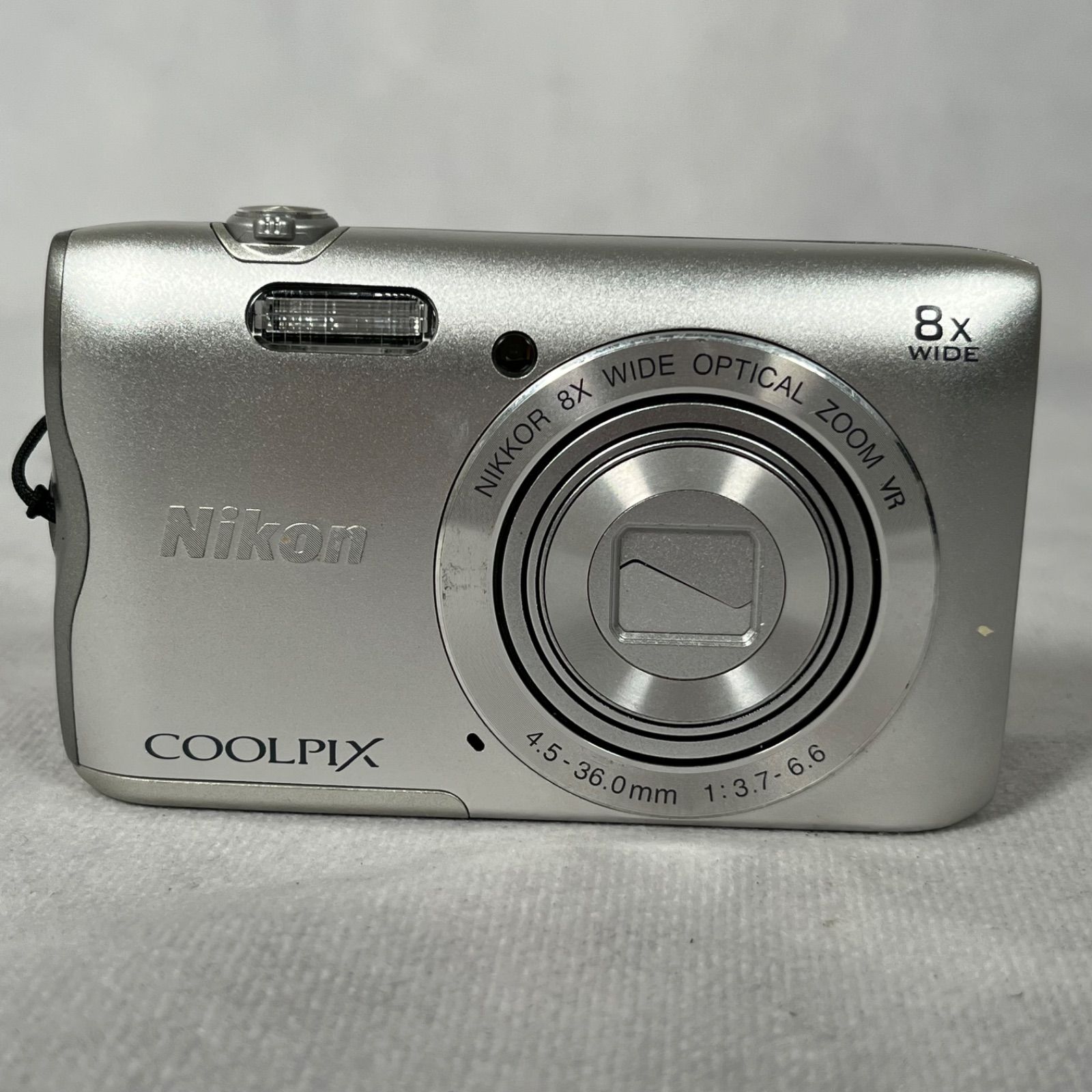 【美品稼動品】Nikon coolpix A300 ニコン　コンデジ　シルバー 管2605-140】動作確認済☆ NIKON ニコン COOLPIX A300 コンパクト
