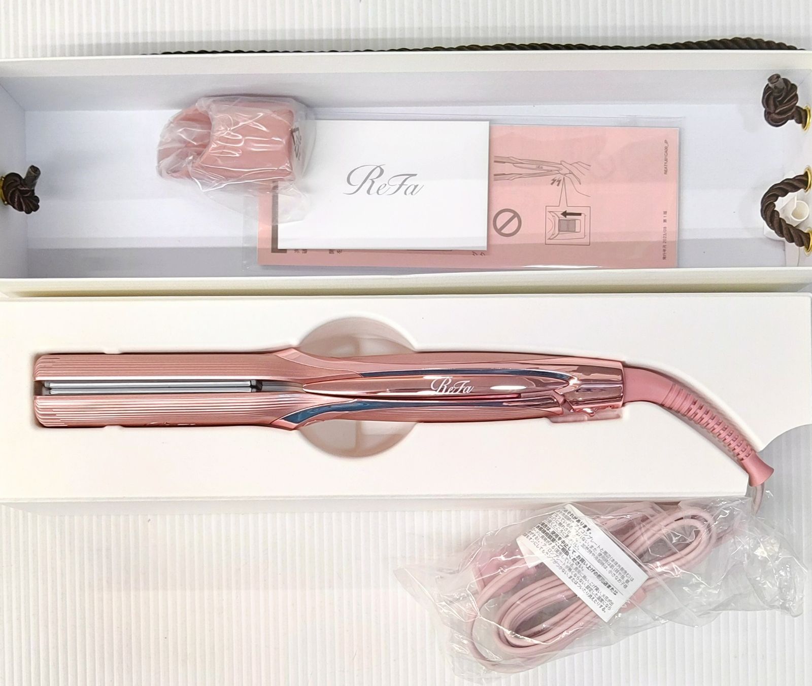 未使用品】ReFa リファ ストレートアイロン プロ ピンク RE-AT-05A