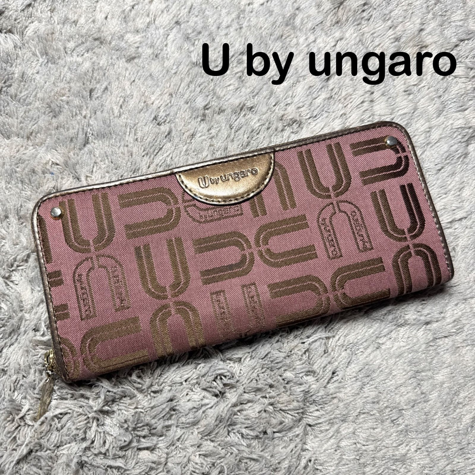 U by ungaro ユーバイウンガロ 長財布 ラウンドファスナー 総柄 - メルカリ