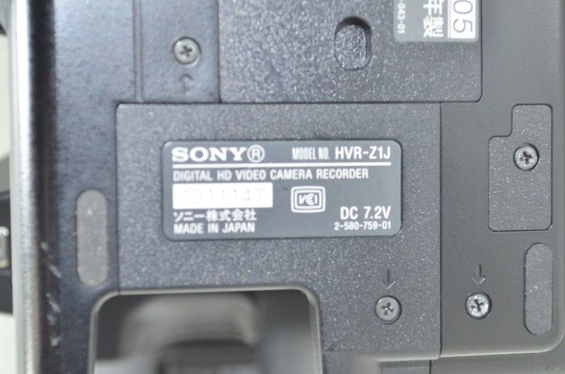 送料無料】 ソニー SONY HVR-Z1J HDV DVCAM 業務用ビデオカメラ 3CCD