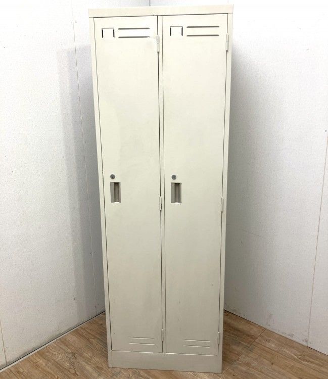 【中古品】コクヨ LKシリーズ 2人用ロッカー LK-2MT グレー