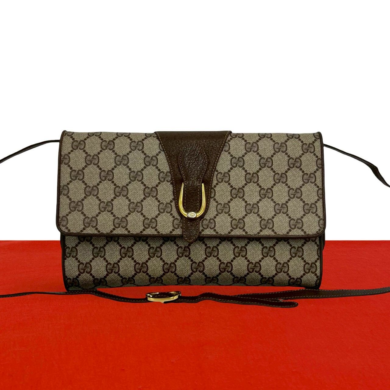 ほぼ未使用 GUCCI グッチ オールドグッチ ヴィンテージ GG ロゴ 金具