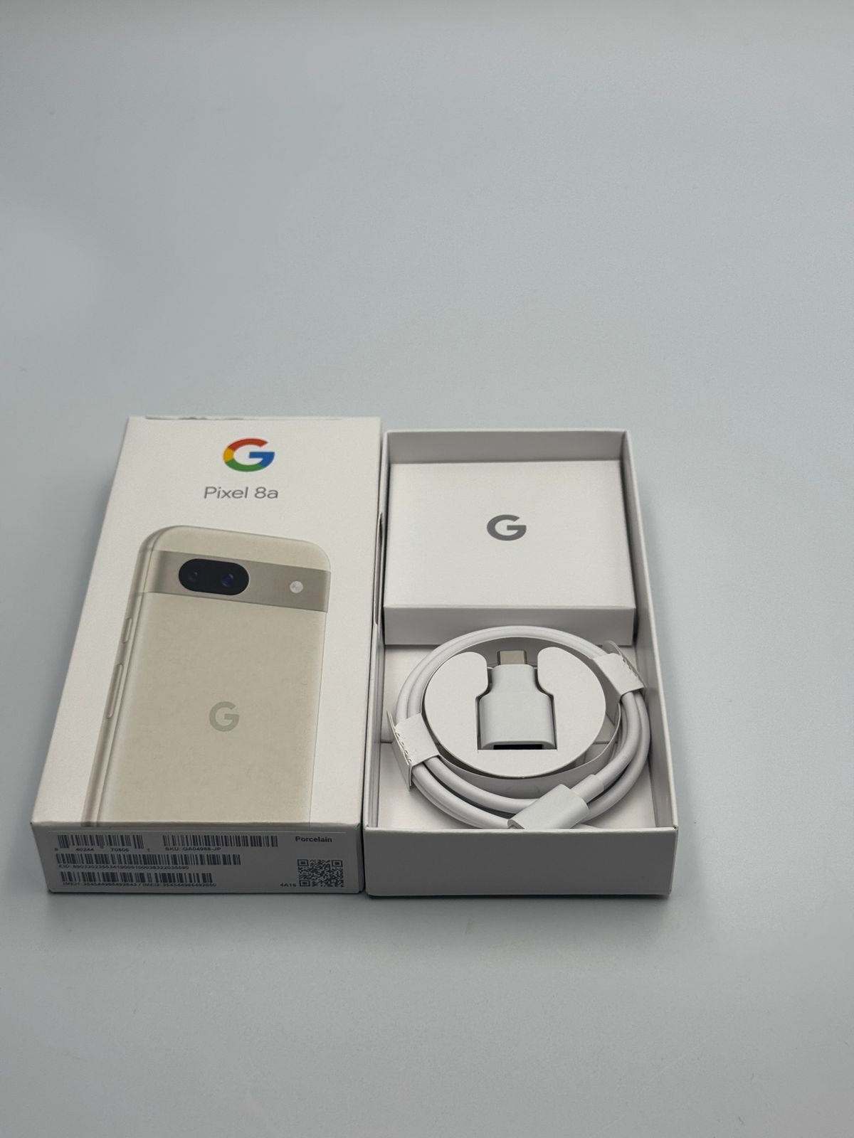 箱付き中古A】Google Pixel 8a 128GB Porcelain SIMフリー 白ロム
