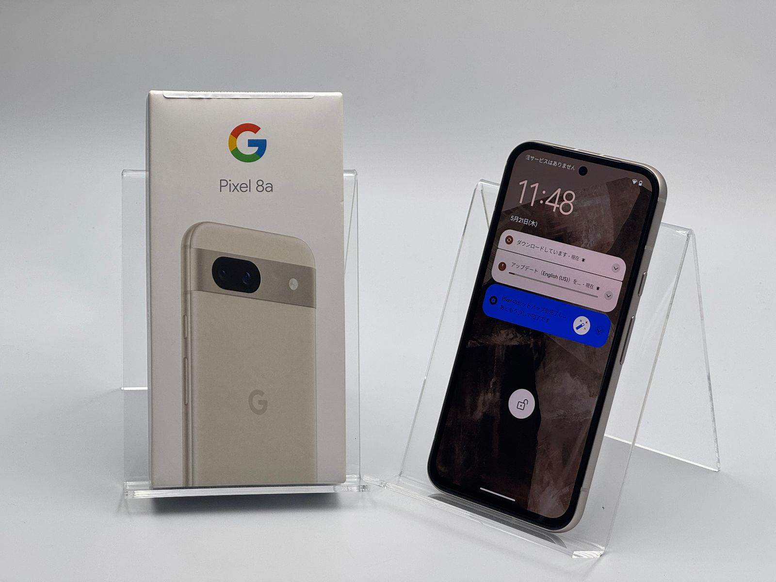 箱付き中古A】Google Pixel 8a 128GB Porcelain SIMフリー 白ロム