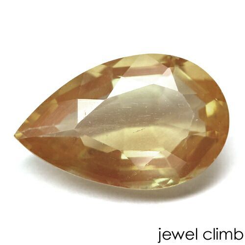 【鑑別書付】珍しいゴールデン調に輝く大粒結晶ゴールデンアンデシン 宝石 ルース ７．９１ＣＴ