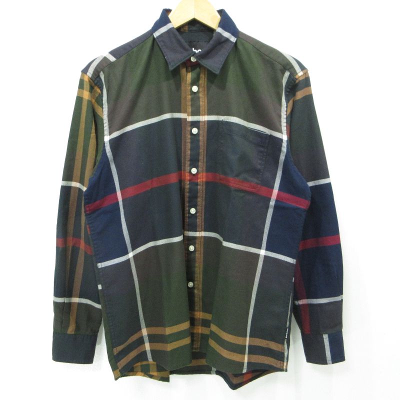 【三重本店】 中古 Barbour | バーブァー チェック柄長袖シャツ 252MSH5514 マルチカラー サイズ：36 【102】