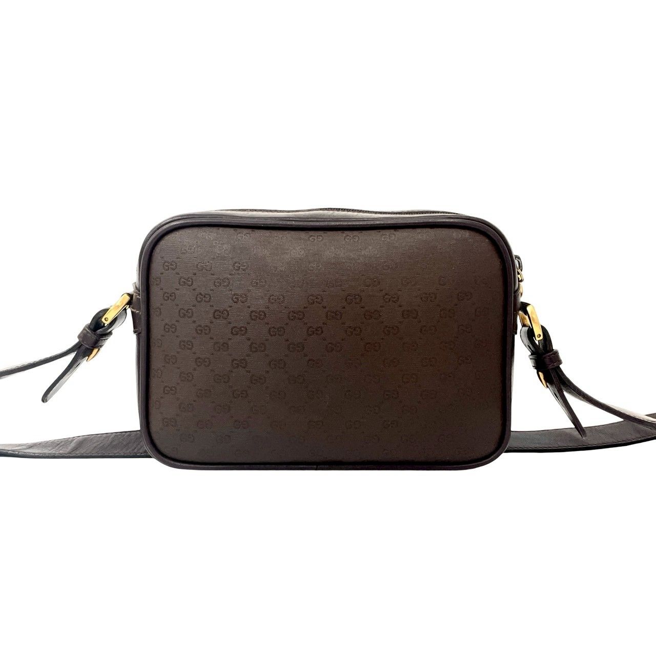 極 美品 GUCCI グッチ オールドグッチ ヴィンテージ マイクロGG ロゴ