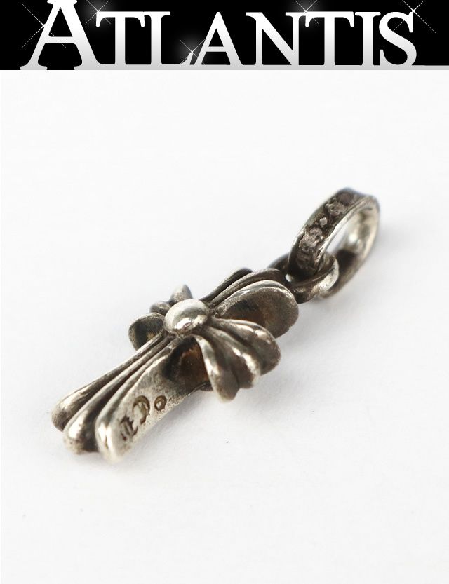 CHROME HEARTS 新宿店 クロムハーツ ベイビーファットクロス チャーム ペンダント メンズ シルバー SV925 31136