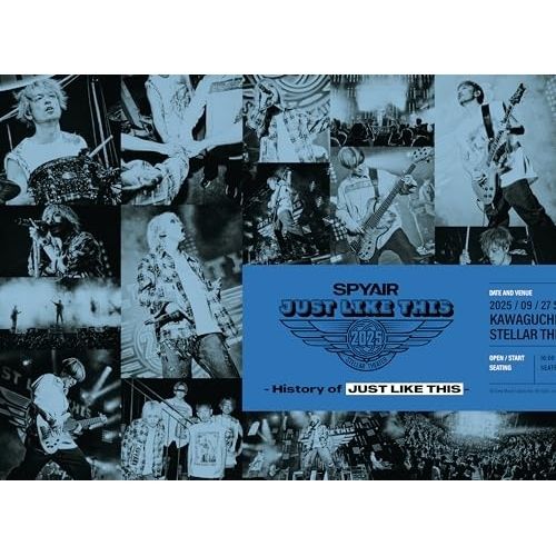 DVD / SPYAIR / JUST LIKE THIS 2025 - History of JUST LIKE THIS - (本編DVD+特典DVD+CD) (完全生産限定盤)