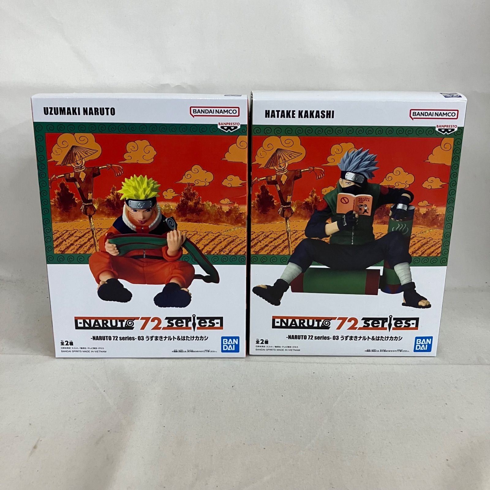 NARUTO 72series うずまきナルト　はたけカカシフィギュア12個 未開封 NARUTO 72series-03 うずまきナルト はたけカカシ フィギュア 4