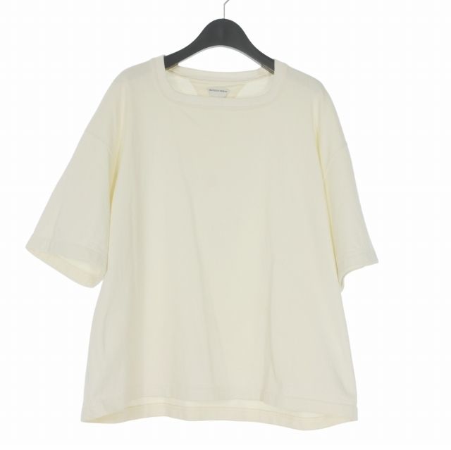 ボッテガヴェネタ BOTTEGA VENETA ショートスリーブTシャツ カットソー 半袖 L ホワイト 白 734095 VKLZ0 国内正規