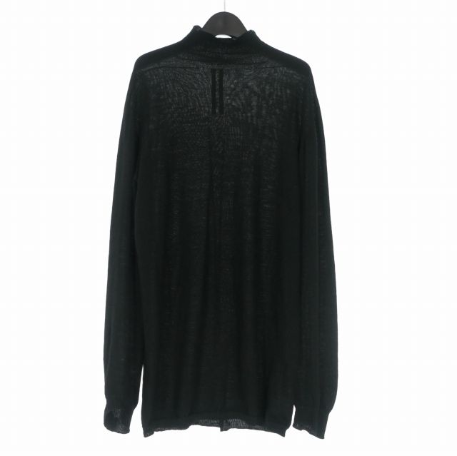 リックオウエンス Rick Owens 22AW タートルネックニット セーター 長袖 OS ブラック 黒 RU02B2626-M 国内正規