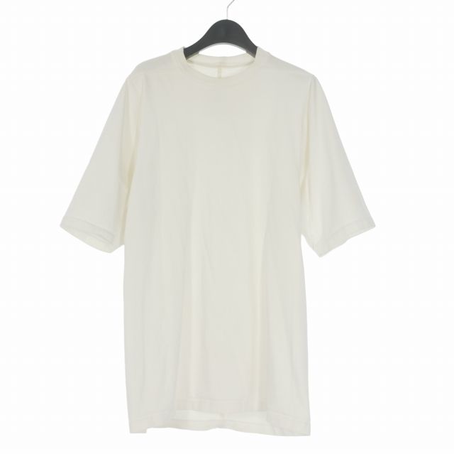 リックオウエンス Rick Owens 20SS オーバーサイズ ショートスリーブTシャツ カットソー 半袖 XS ホワイト 白 RU20S7282-BA 国内正規