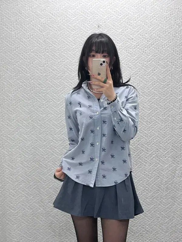 ポロ ラルフローレン ヴィンテージ カントリー キッチ テディベア シャツ 95 C11692